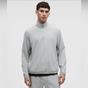 Lululemon Men’s zeroed in crinkle half-zip, Large, new!